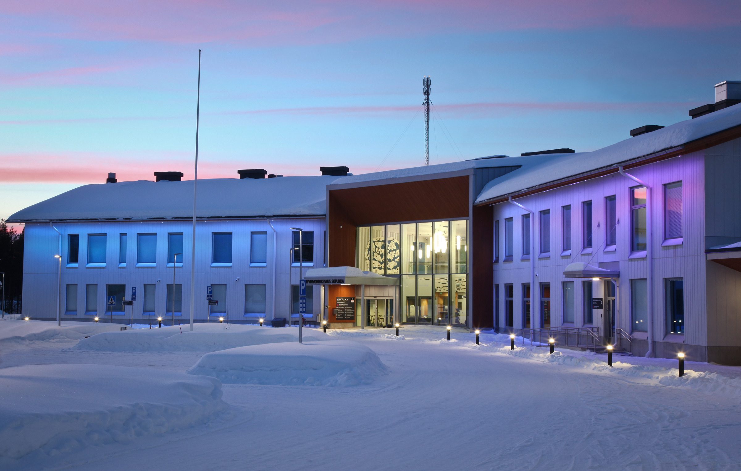 Talvi01 Hyvinvointikeskus Sopukka talvella