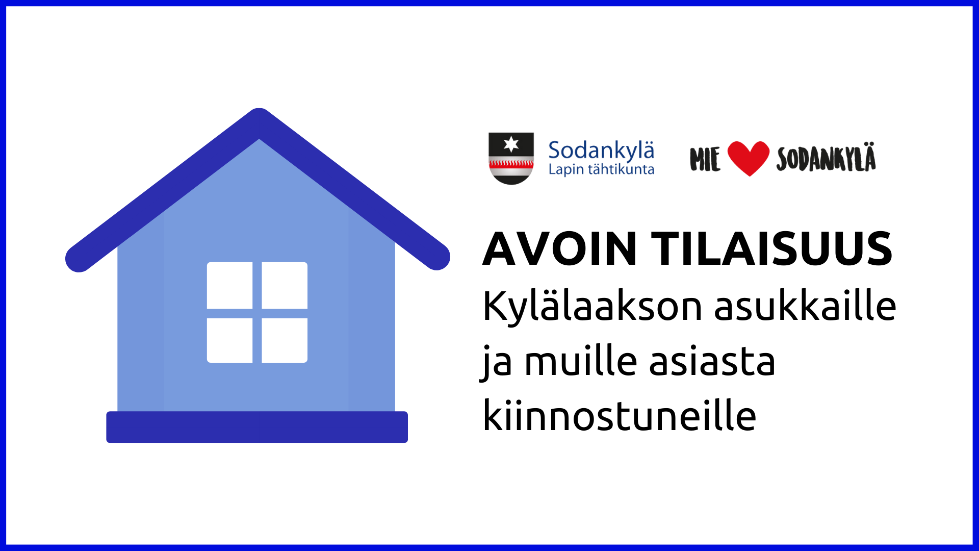 Avoin tilaisuus Kylälaakson rivitalot FB-tapahtuman kansikuva Avoin tilaisuus Kylälaakson asukkaille ja muille asiasta kiinnostuneille