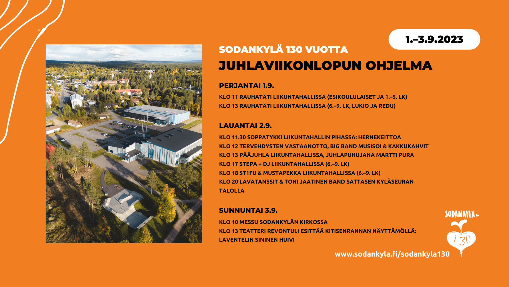 Juhlaviikonlopun FB-kansikuva ohjelma