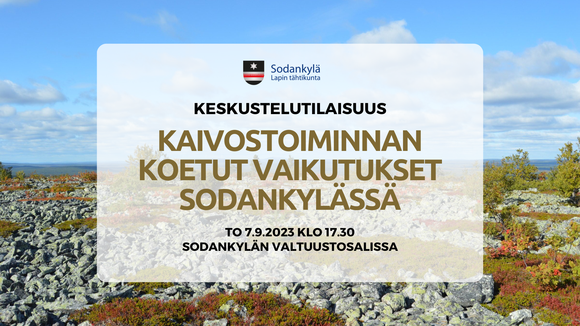 Kaivosseminaari FB-tapahtuman kansikuva
