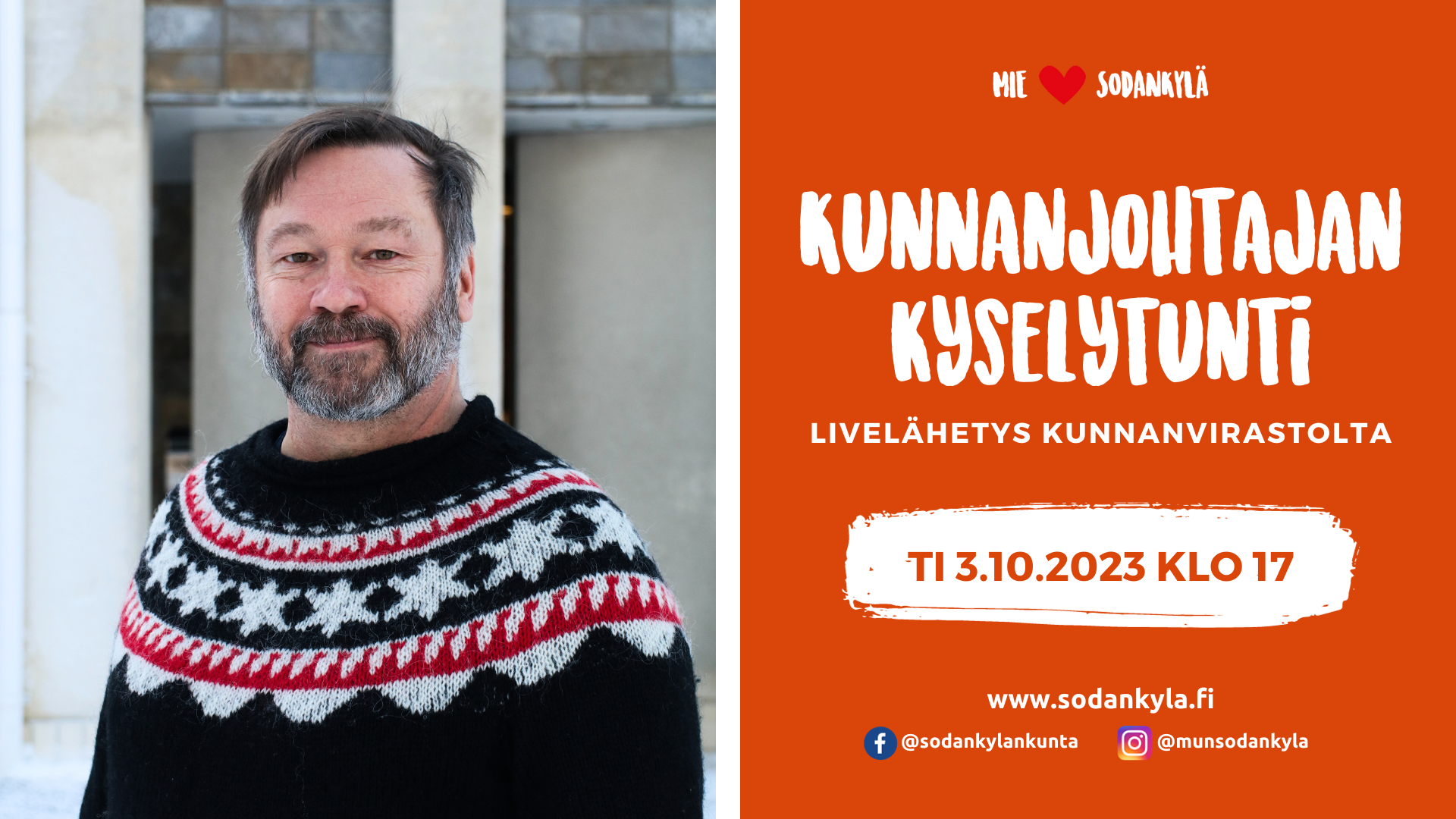 Kunnanjohtajan kyselytunti 2 FB-tapahtuman kansikuva