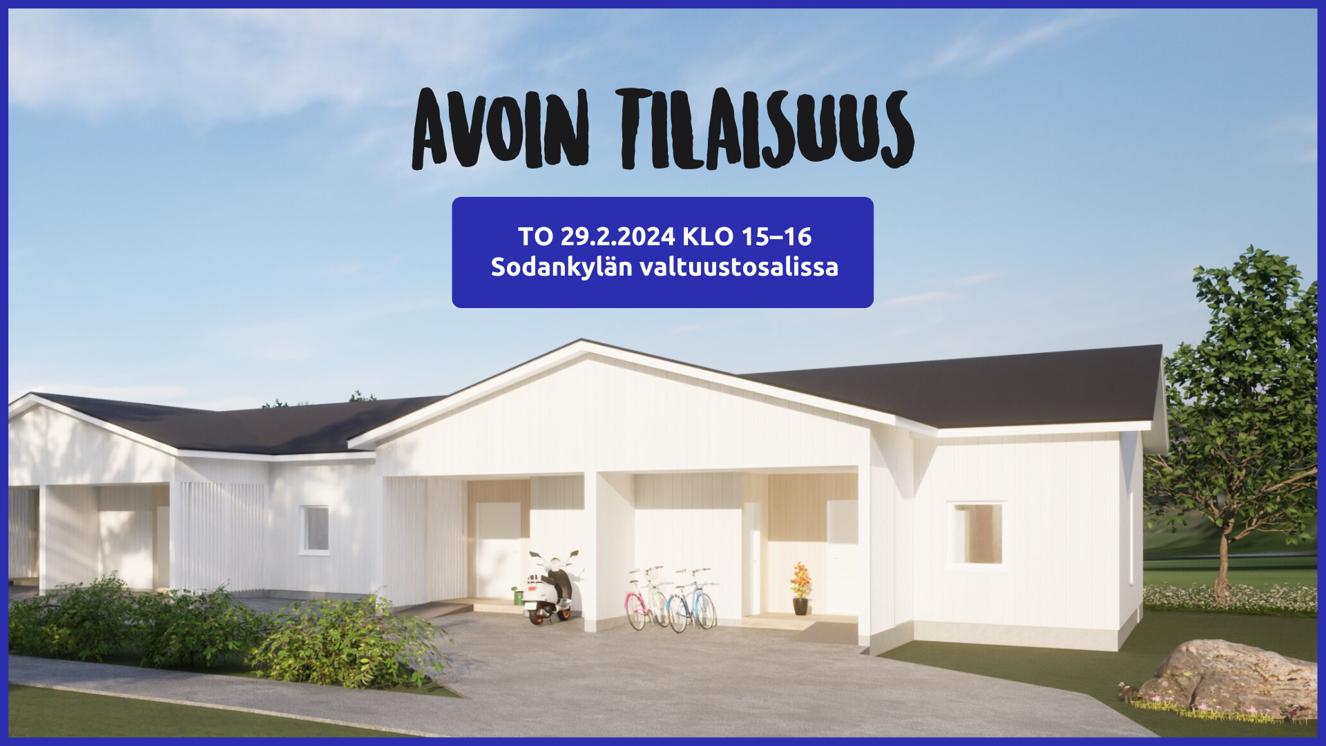 Kylälaakson avoin tilaisuus tapahtuman kansikuva Kylälaakson rivitalot -hanke avoin tilaisuus