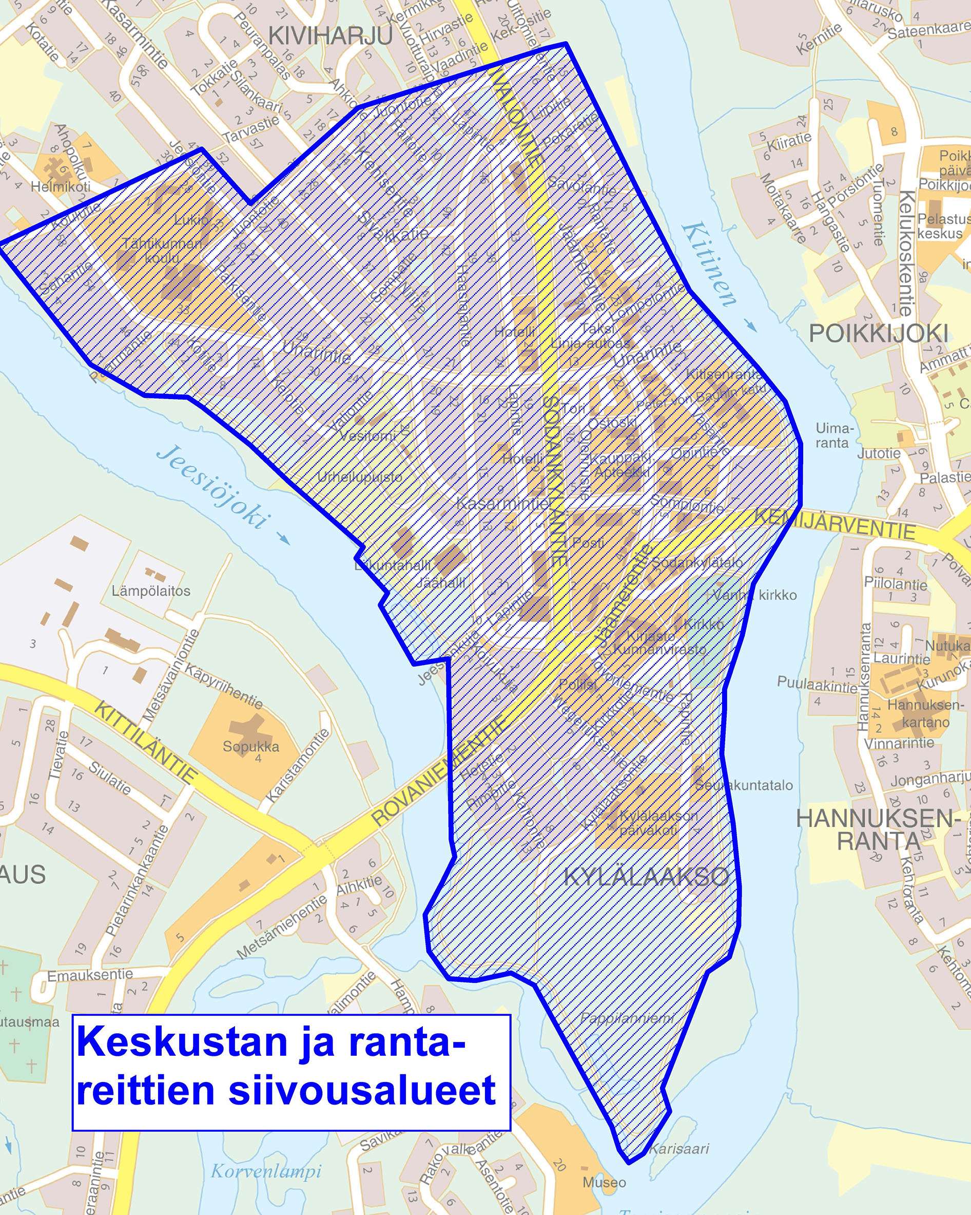 Keskustan siivousalue 2024