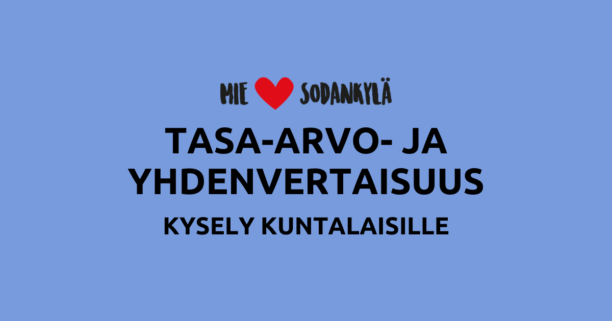 Tasa-arvo ja yhdenvertaisuus kysely kuntalaisille