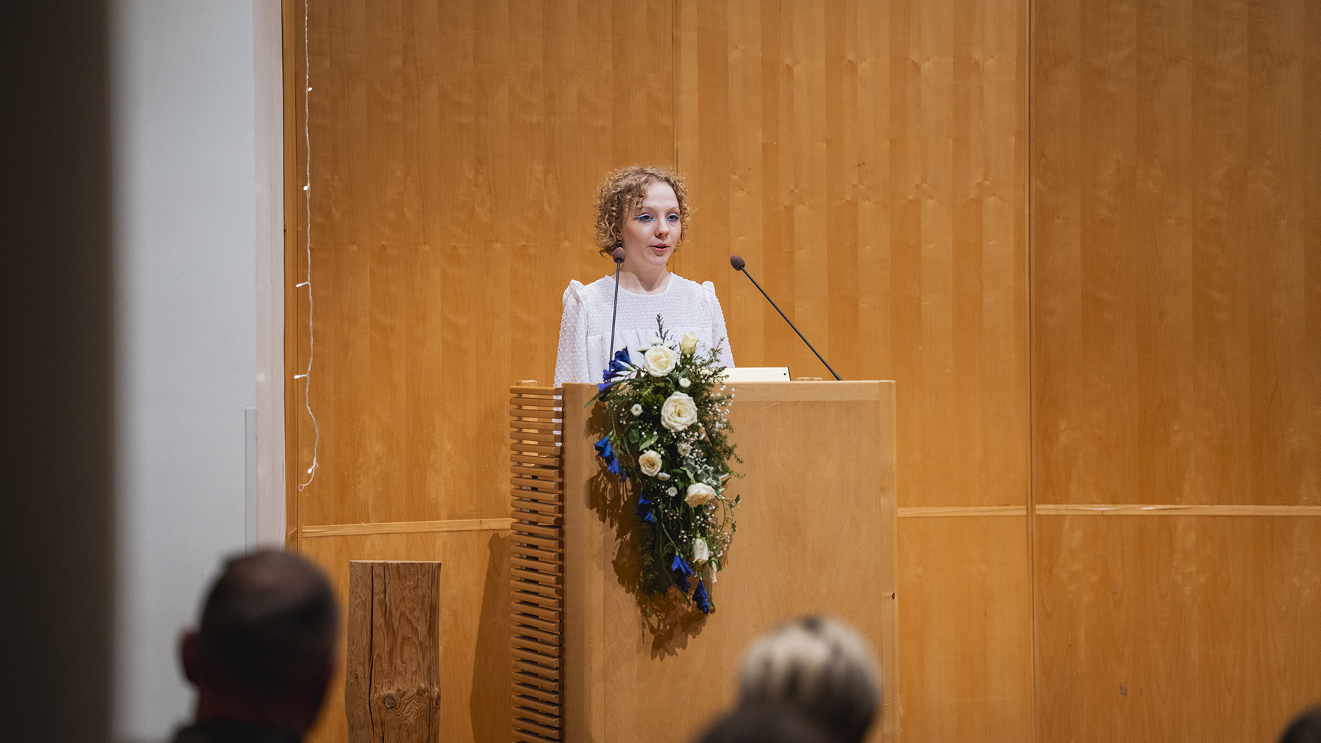 linnea-1920×1080 Linnea Ukkola kunnan itsenäisyyspäivän juhlassa 6.2.2024 (Kuva: Johanna Luusua)