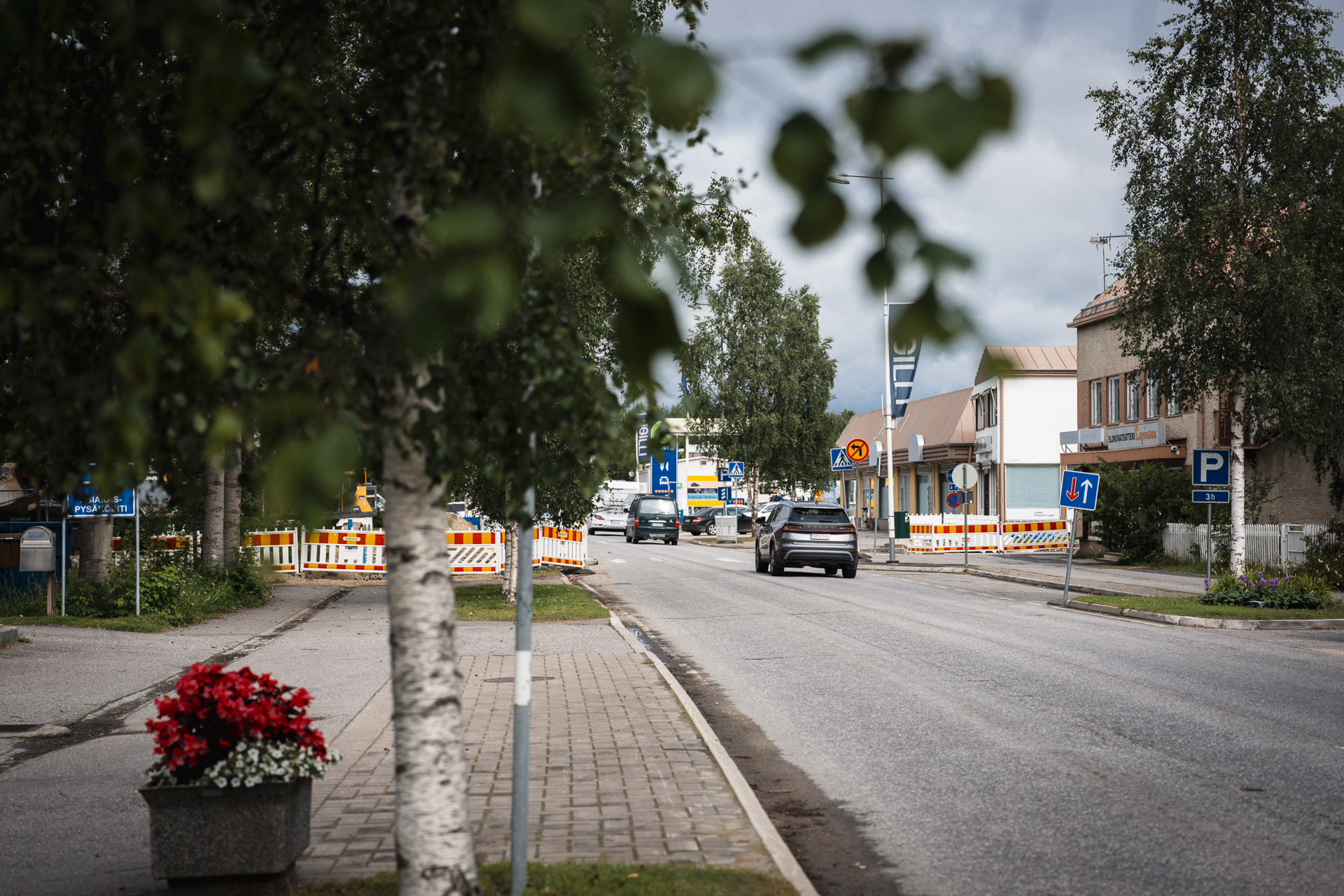 Jäämerentien saneeraustyömaa kesällä 2026